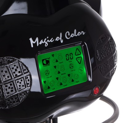 Black hooded salon hair dryer